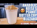 ANABOLIC REESE'S PEANUT BUTTER CUP BLIZZARD | High Protein Bodybuilding Ice Cream Recipe