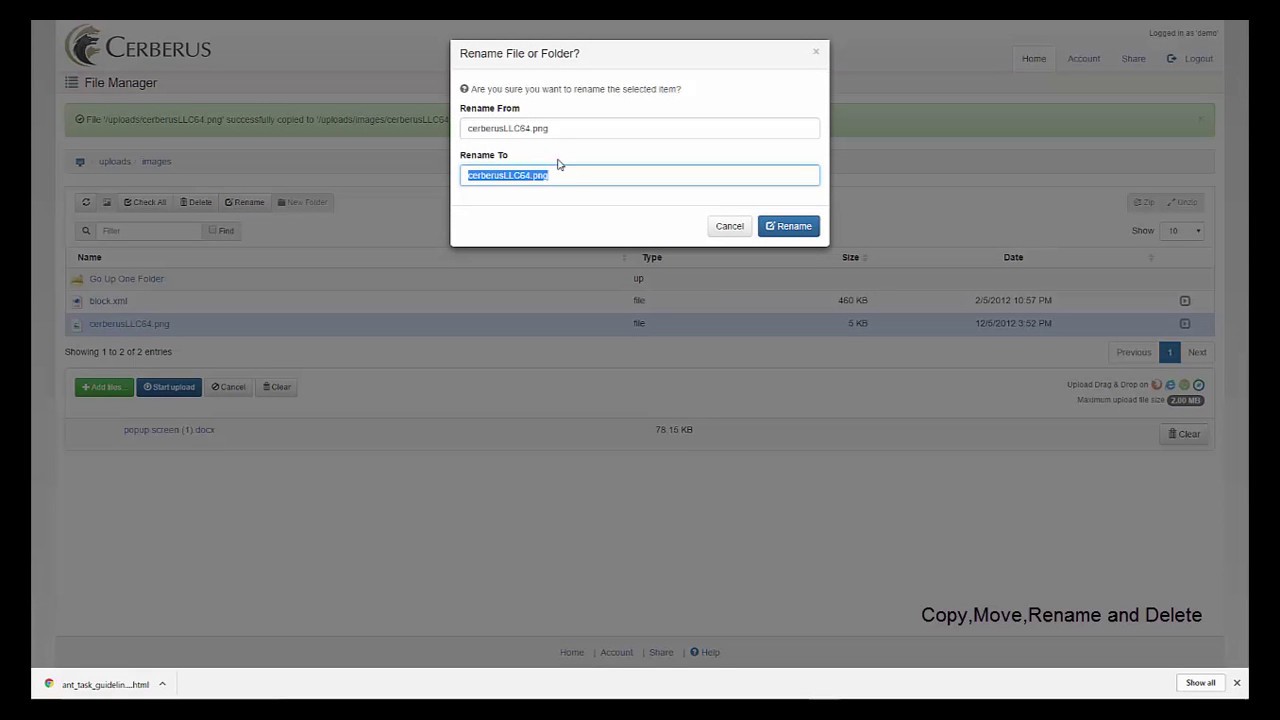Introduction: Cerberus FTP Server HTTPS Web Client