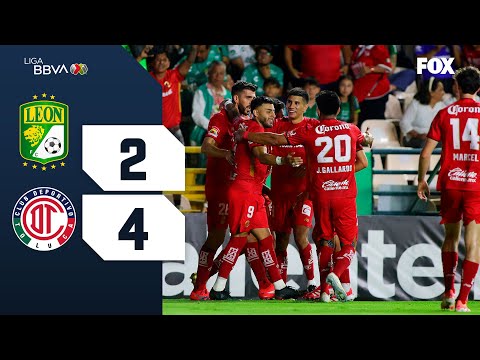 LEÓN 2-4 TOLUCA | RESUMEN | LIGA MX | APERTURA 2025 | JORNADA 12
