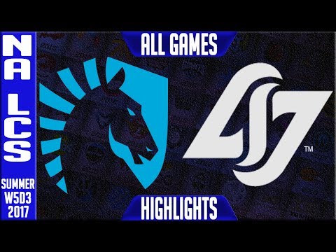 Team Liquid vs CLG ALL GAMES Highlights | NA LCS week 5 Summer 2017 | TL vs CLG