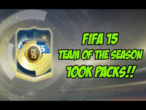 FIFA 15 6 100K PACKS FOR TOTS!!