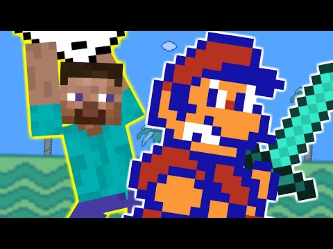 Minecraft Steve VS Super Mario Bros. 2 | Mario Animation