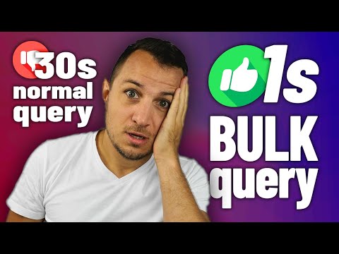 This SPEED is getting RIDICULOUS! - SQL Queries with Entity Framework Core BulkExtensions