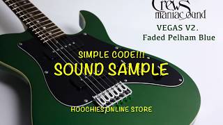 Video thumbnail for 【Hoochies_Online_Store】Crews Maniac Sound VEGAS V2. Faded Pelham Blue by 楽器好きにはたまらない! フーチーズ 渋谷店 / Guitar Shop Hoochie's