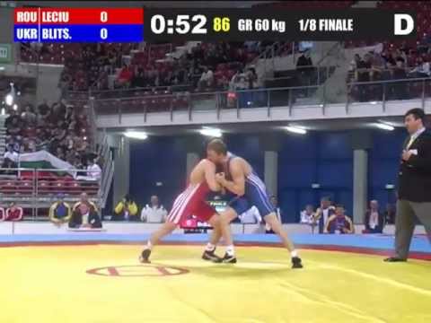 ОТ-Болгария: 60 кг: Балицкий (UKR) - Leciu (ROU) (1/8 финала)