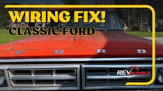 Ford brake Light Fix!! Fixing the brake lights and blinkers on a classic truck.