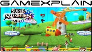 Smash Bros Wii U: Yoshi's Woolly World Stage (1080p Direct Feed Gameplay)
