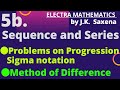 5b Sequence And Series IIT JEE Maths Jk Saxena