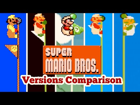 Super Mario Bros. Versions Comparison|HD|60FPS