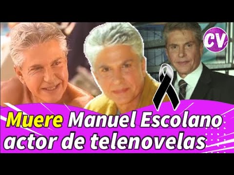 Famous soap opera actor Manuel Escolano dies.
