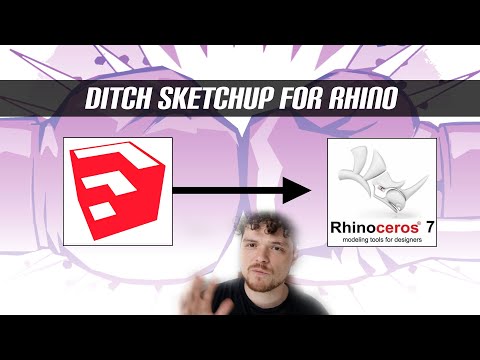 5 Reasons to Ditch SketchUp and Start using Rhino! SketchUp Vrs Rhino?