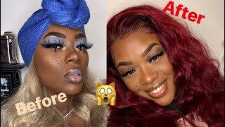 HOW TO: BLONDE TO RED |WATERCOLOR METHOD|