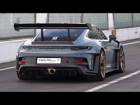 Porsche 992 GT3 RS feat. JCR decat Titanium exhaust Sounds Incredible!! - Screaming @ Monza circuit!