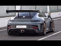 Porsche 992 GT3 RS Feat JCR Decat Titanium Exhaust Sounds Incredible Screaming Monza Circuit