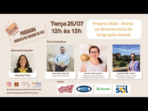 Projeto 2024 - Rumo ao Bicentenário da Imigração Alemã