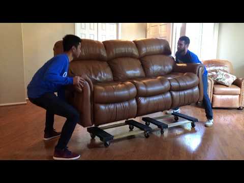 Part of a video titled How to Move a Couch - YouTube