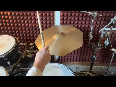 Used Sabian Rocktagon 18" Crash 1814g w/ video demo of actual cymbal for sale image 3