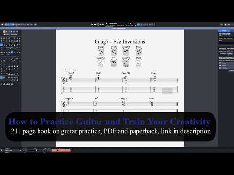 How to move chord diagrams in guitar pro