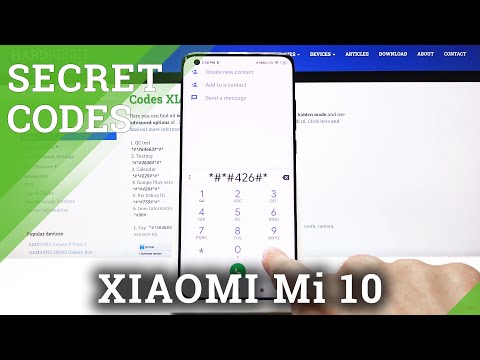 Secret Codes in XIAOMI Mi 10 – Testing Menu/ Hidden Options