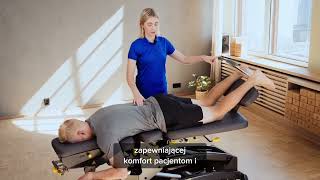 Manuthera 242 - nowoczesny stół do fizjoterapii