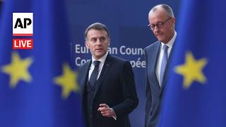 LIVE: EU leaders arrive for a summit in Brussels