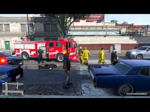 GRAND THEFT AUTO 5 LSPDFR EP # 64 -  CITY PATROL (GTA 5 PC POLICE MODS) UNMARKED