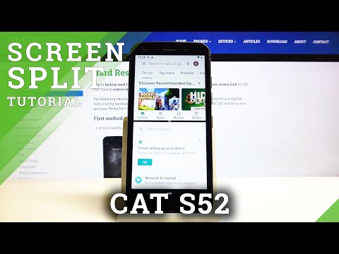 How to Split Screen in CAT S52 - Create Double Screen