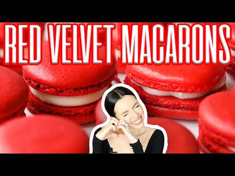 [HD] Red Velvet French Macarons - MACARONOMICS