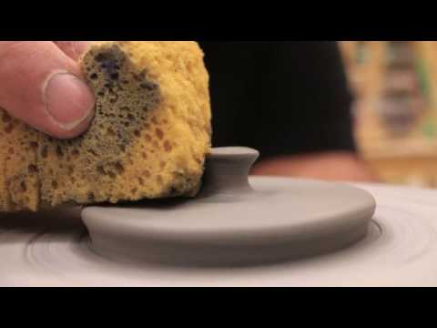 Tiny lidded coil pot jars