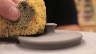 Tiny lidded coil pot jars