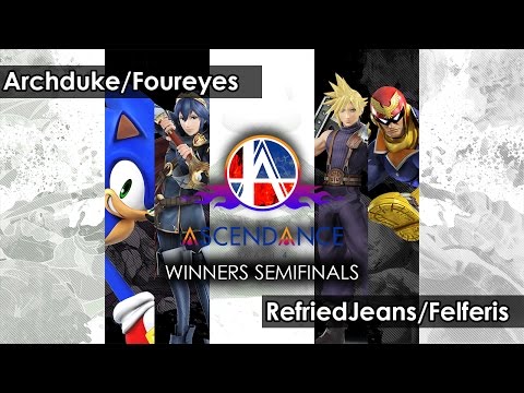 Smash 4: Archduke/Foureyes V RefriedJeans/Felferis - Ascendance 28 Tournament SSB4