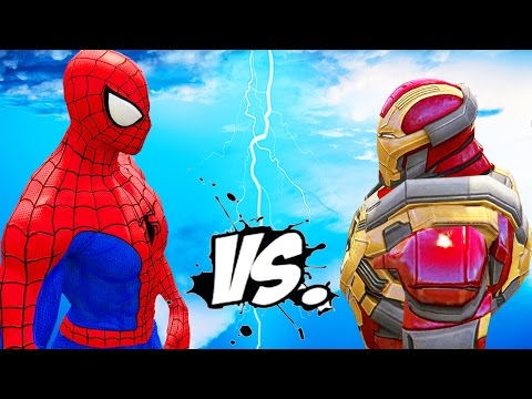 Spiderman VS Iron Man - Epic Superheroes Battle