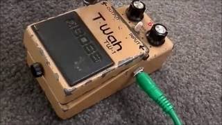 Video thumbnail for Boss TW-1 Touch wah pedal detailed demo by Gearfacts