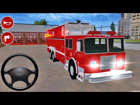 Fire Truck Driving Simulator 2020 🚒 Real Emergency Services Game #10 - Android GamePlay