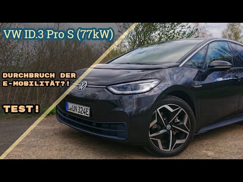 Durchbruch der E-Mobilität?! VW ID.3 Pro S (77kWh/204 PS) Test! [POV]