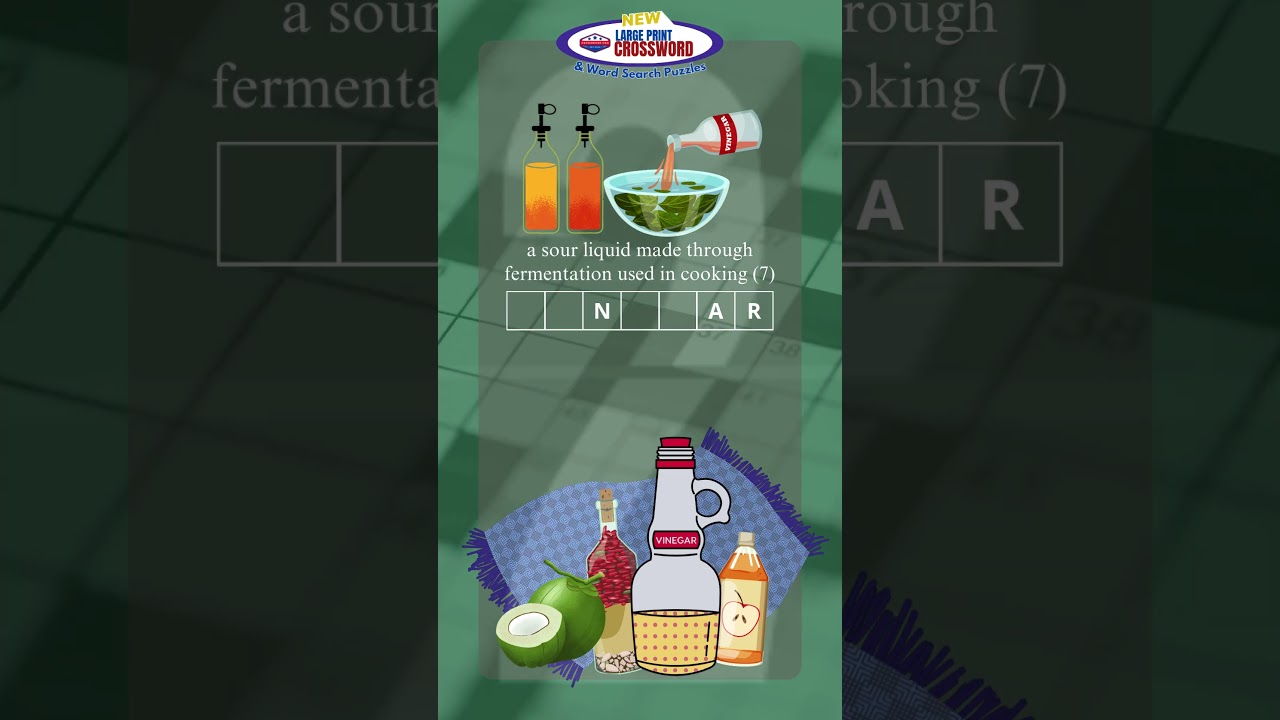 Cooking-Themed Crossword Puzzle 🍳🧩 | Crossword USA #christmas #crossword #quiz #games #gifts