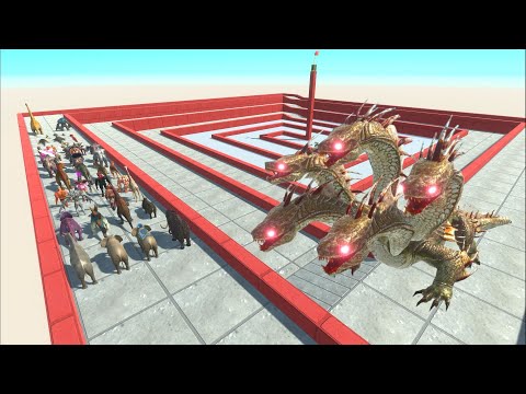 ESCAPE FROM ALIEN HYDRA - Animal Revolt Battle Simulator