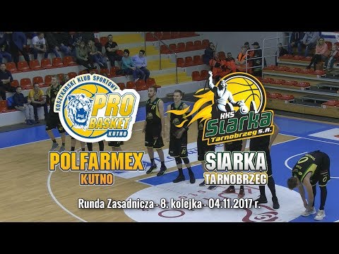 Skrót meczu Polfarmex Kutno - Siarka Tarnobrzeg - 04.11.2017