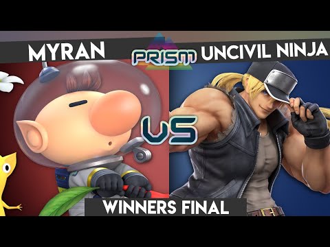 PRISM 204 - Myran (Olimar) vs. Uncivil Ninja (Terry) - Winners Final - Smash Ultimate Singles