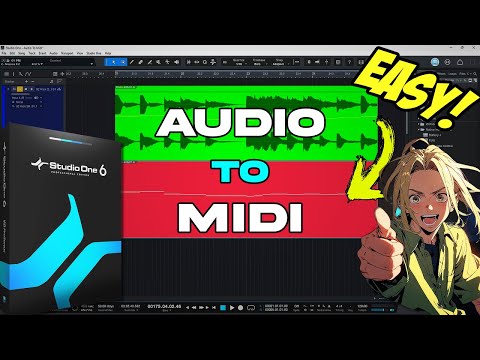Studio One 6 - Turn AUDIO into MIDI 🔥 EVERYTHING YOU NEED TO KNOW