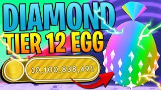 ROBLOX PET SIMULATOR *OPENING DIAMOND TIER 12 EGGS*