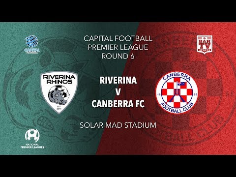 2019 Capital Football Premier League - U20's and 1st Grade Round 6 - Riverina Rhinos v Canberra FC