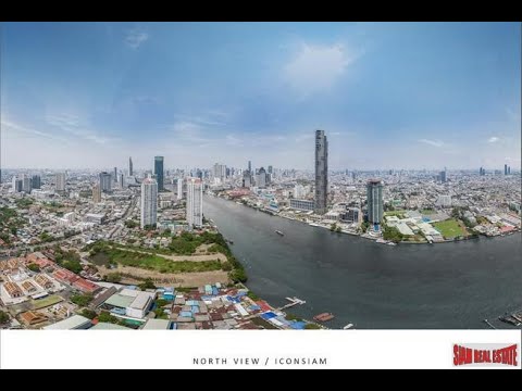 Last Remaining 3 Bed Unit - Riverfront 38th Floor - Best Waterfront Living in the Heart of Bangkok (Sathorn-Chareonnakorn)