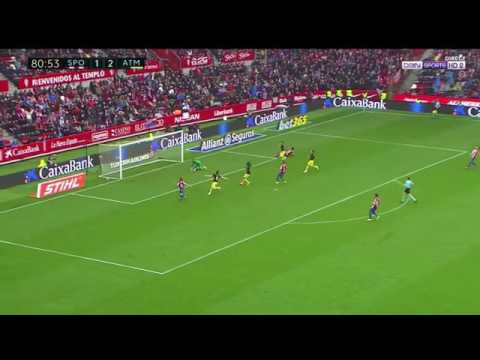 Gameiro's fastest hat-trick against Sporting Gijon in 5 mins