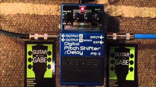 Boss PS-3 - Pitch Shifter / Delay Demo