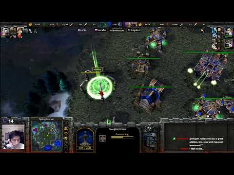 Inspired (HU) vs Rav3n (UD) - WarCraft 3 - Dreadlord First - Silver Highlight - WC3474