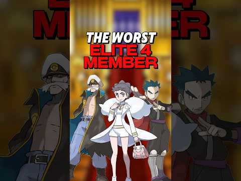 The WORST ELITE 4 MEMBER/CHAMPION from Each Region!