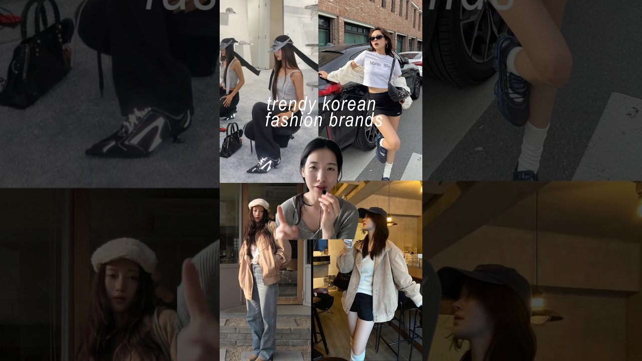 3 trendy korean fashion brands #shorts