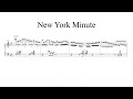 New York Minute (Herbie Hancock transcription)