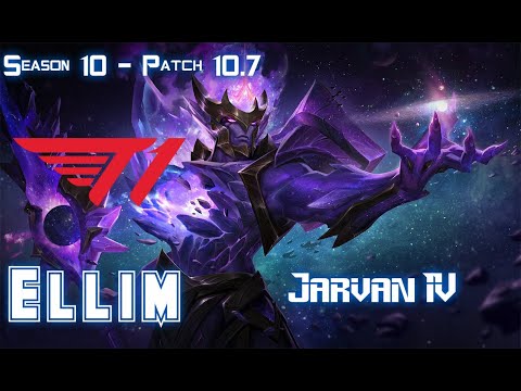 T1 Ellim JARVAN IV vs TRUNDLE Jungle - Patch 10.7 KR Ranked
